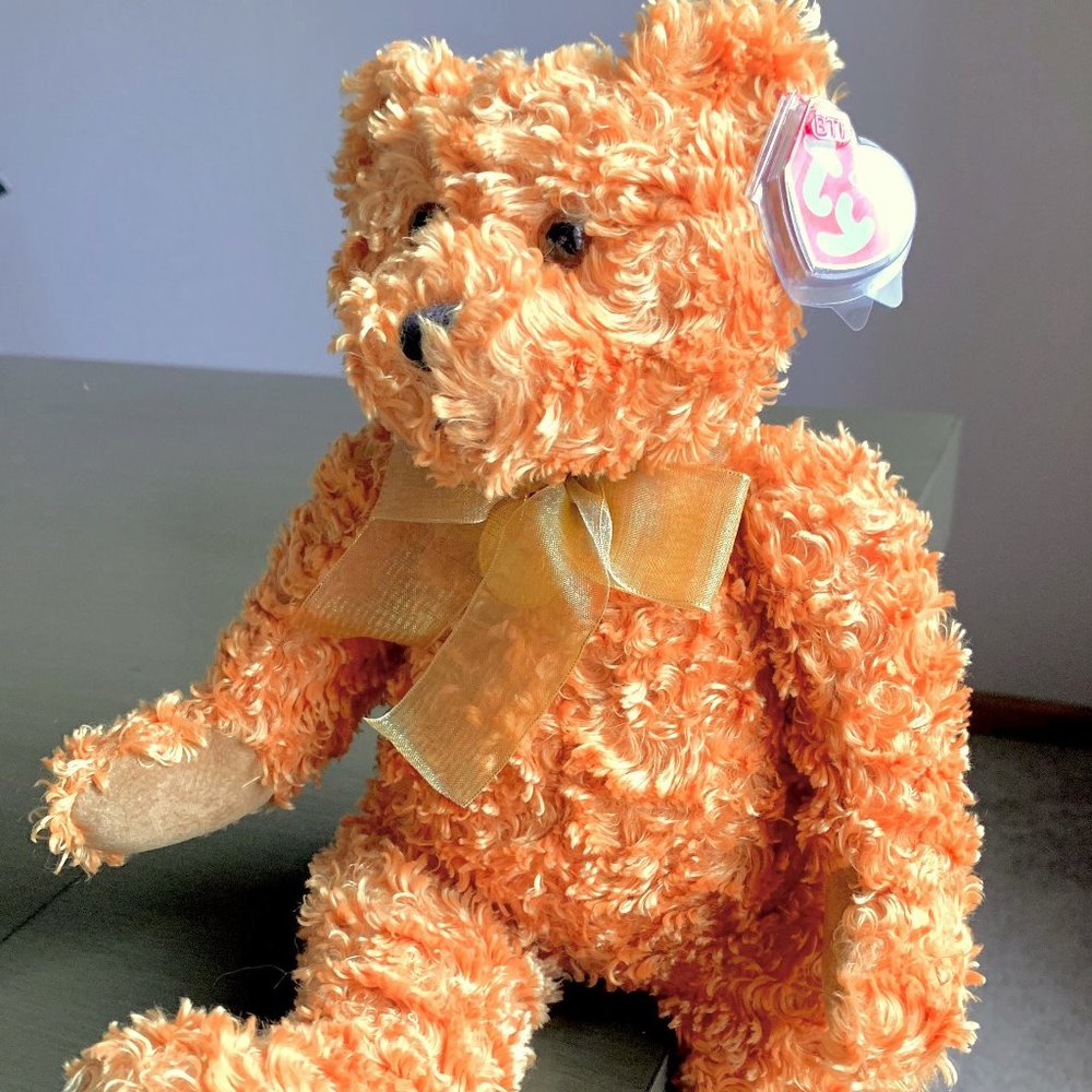 2002 Ty Classic Teddybearsary 100th Anniversary Teddy Bear Plush Stuffed Animal